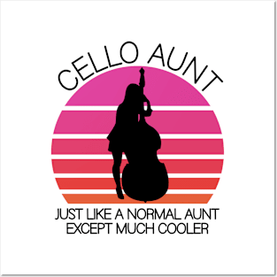 cello Aunt Posters and Art